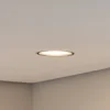 Foco empotrable de techo Bega LED Studio Line, negro/aluminio, fundición