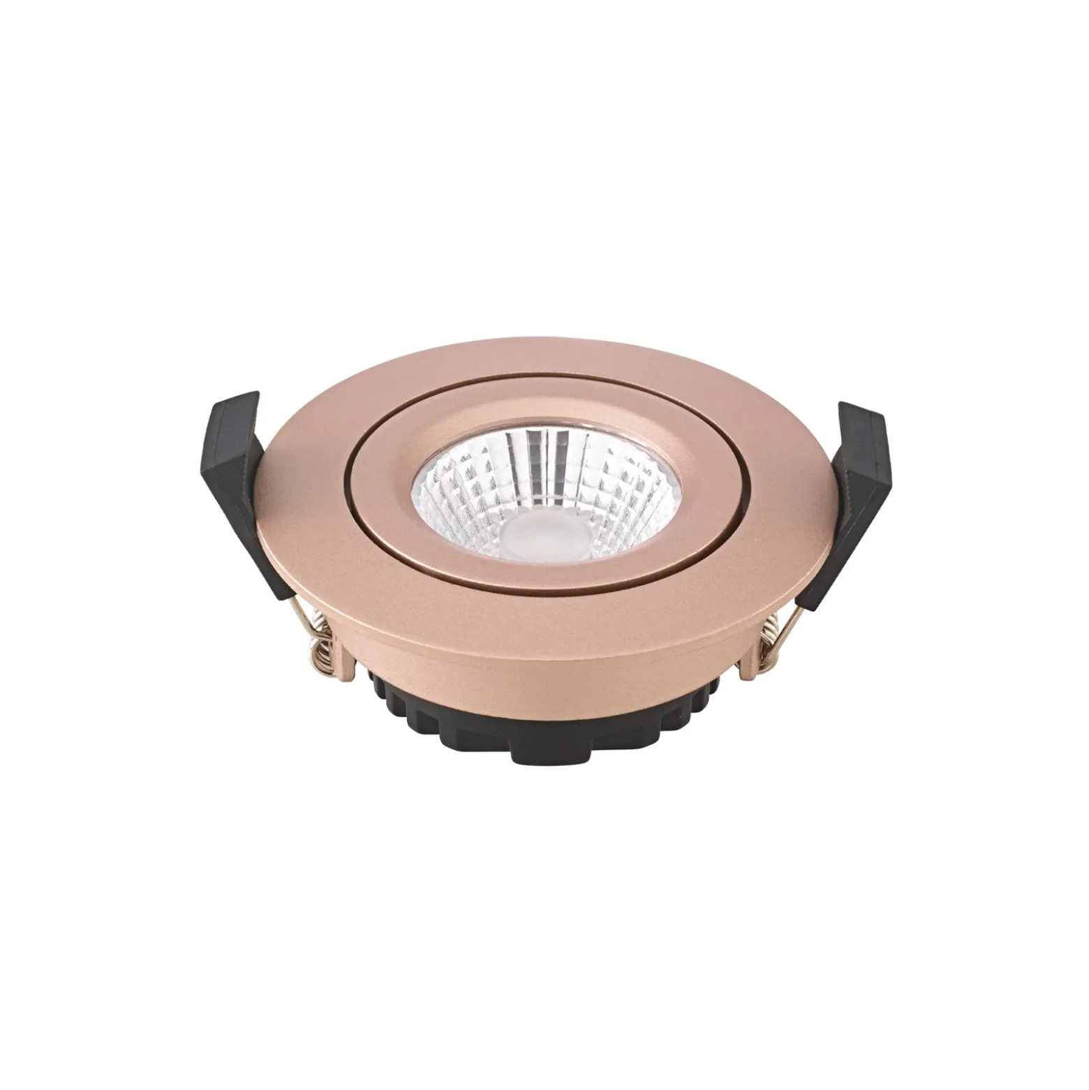 Foco empotrable de techo LED Diled, Ø 8,5 cm, 6 W, 3.000 K, rosé