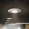 Foco empotrable de techo LED Diled, Ø 8,5 cm, 10 W, 3.000 K, acero