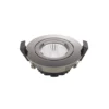 Foco empotrable de techo LED Diled, Ø 8,5 cm, 6 W, 3.000 K, cromado