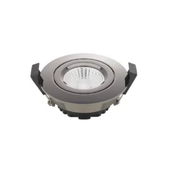 Foco empotrable de techo LED Diled, Ø 8,5 cm, 6 W, 3.000 K, cromado
