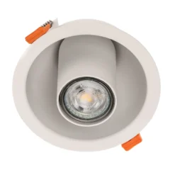Foco empotrable Dot, orientable, blanco