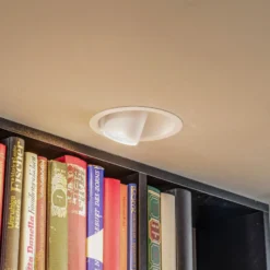 Foco empotrable Dot, orientable, blanco