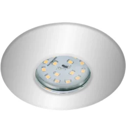 Foco empotrable LED cromado Shower, IP65