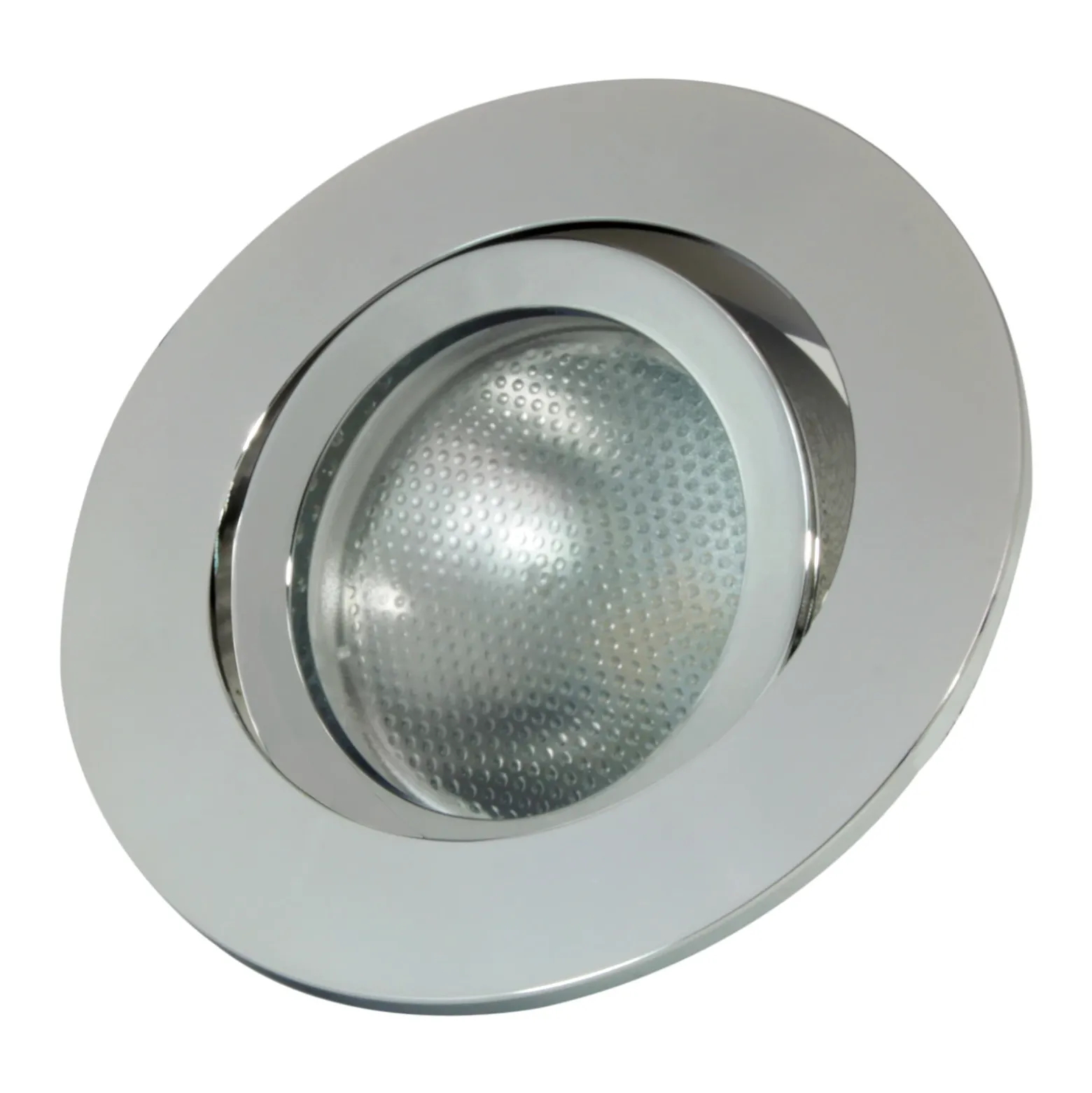 Foco empotrable LED Decoclic GU10/GU5.3, redondo, plateado