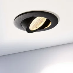 Foco empotrable LED Dione 3000 K negro