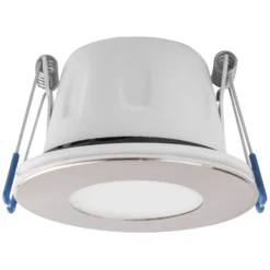 Foco empotrable LED MEGAMAN Tego Slim, 4000 K, níquel, IP65