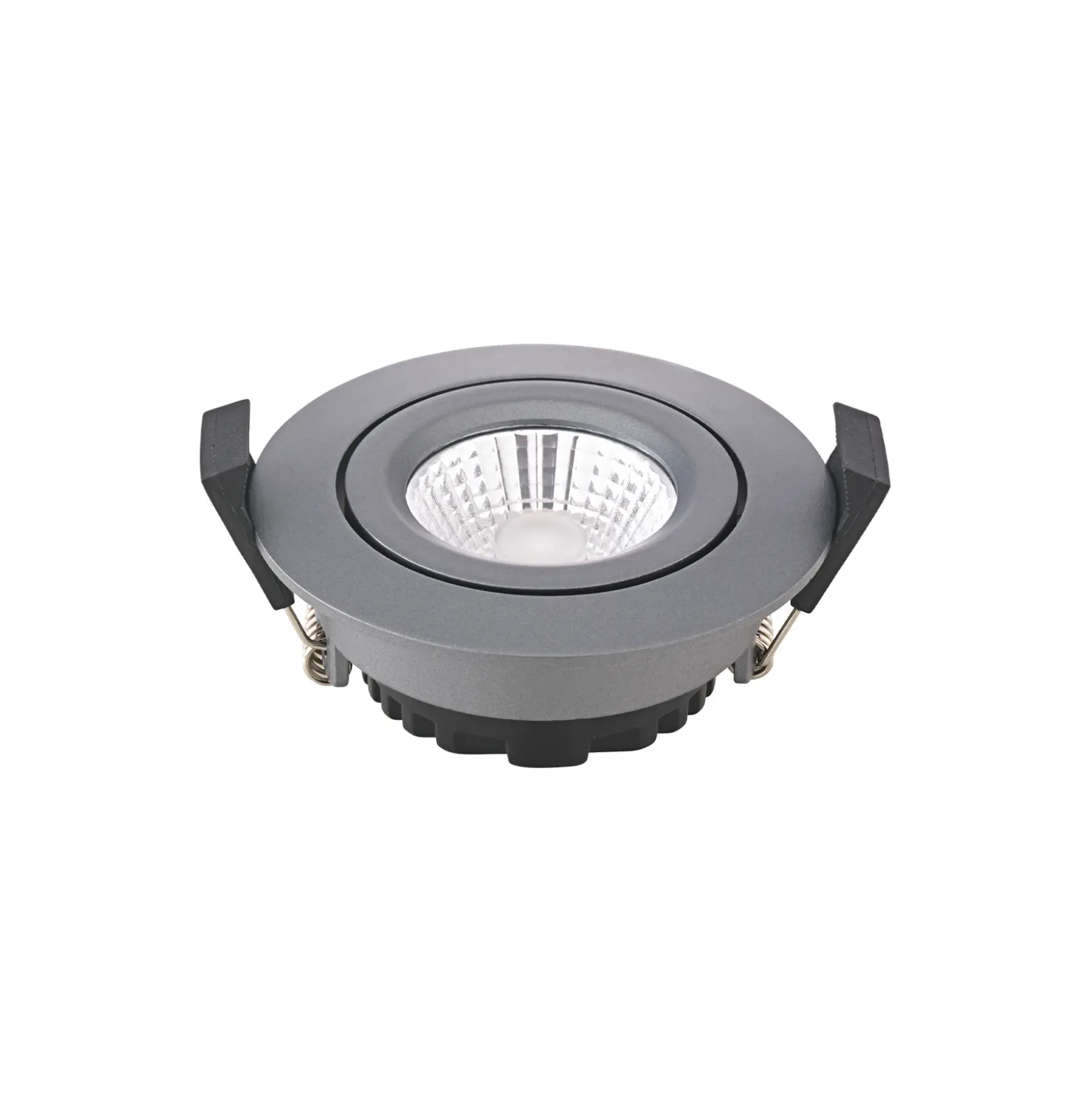 Foco empotrable LED para techo Diled, Ø 8,5 cm, 6 W, 3.000 K, antracita