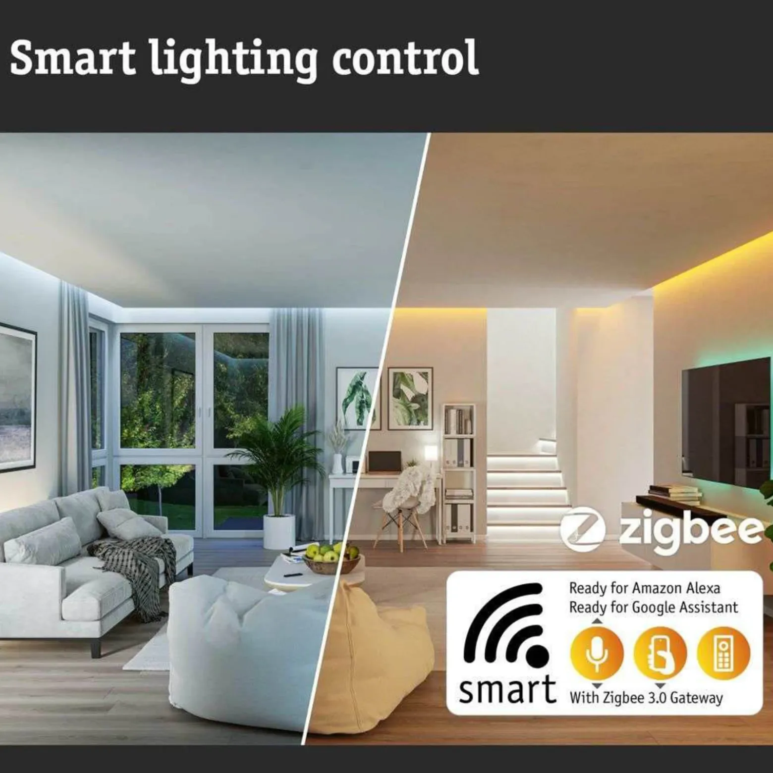 Foco empotrable LED Paulmann Nova Coin Smart blanco RGBW, juego de 3, 8,4 cm