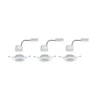 Foco empotrable LED Paulmann Base Coin blanco, encendido/apagado, 3 unidades,