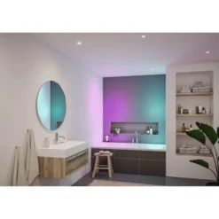 Foco empotrable LED Paulmann Nova Coin Smart blanco CCT, juego de 3, 7,8 cm