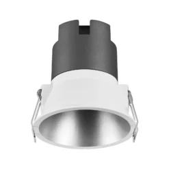 Foco empotrable LED TWIST de OSRAM, blanco/plateado, 830 Ø 9,3 cm Metal