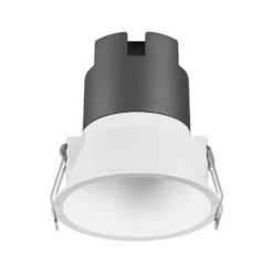 Foco empotrable LED TWIST de OSRAM, blanco/blanco, 830, Ø 9,3 cm, metal