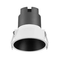 Foco empotrable LED TWIST de OSRAM, blanco/negro 840 Ø 9,3 cm Metal