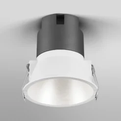 Foco empotrable LED TWIST de OSRAM, blanco/plateado, 830 Ø 9,3 cm Metal