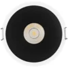 Foco empotrable LED TWIST de OSRAM, blanco/negro 830 Ø 9,3 cm Metal