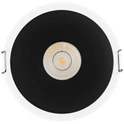 Foco empotrable LED TWIST de OSRAM, blanco/negro 830 Ø 9,3 cm Metal