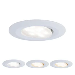Foco empotrable Paulmann Calla, blanco, con interruptor de encendido/apagado,