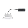 Foco empotrable Paulmann Calla, blanco, atenuable y orientable, 4.000 K, 9 cm