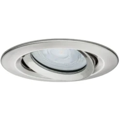 Foco empotrable Paulmann Nova, juego de 3, hierro, atenuable, IP65, 2.700 K