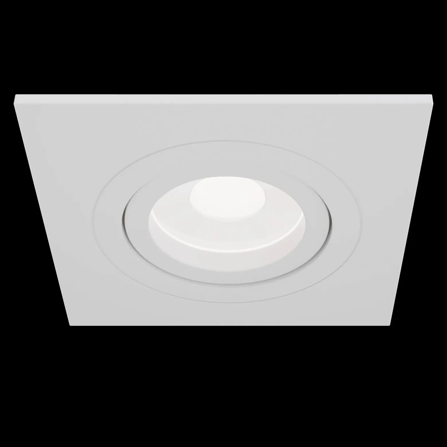 Foco empotrado Atom, GU10, blanco, marco angular