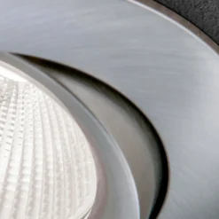 Foco empotrado Choice, aluminio, giratorio, satén