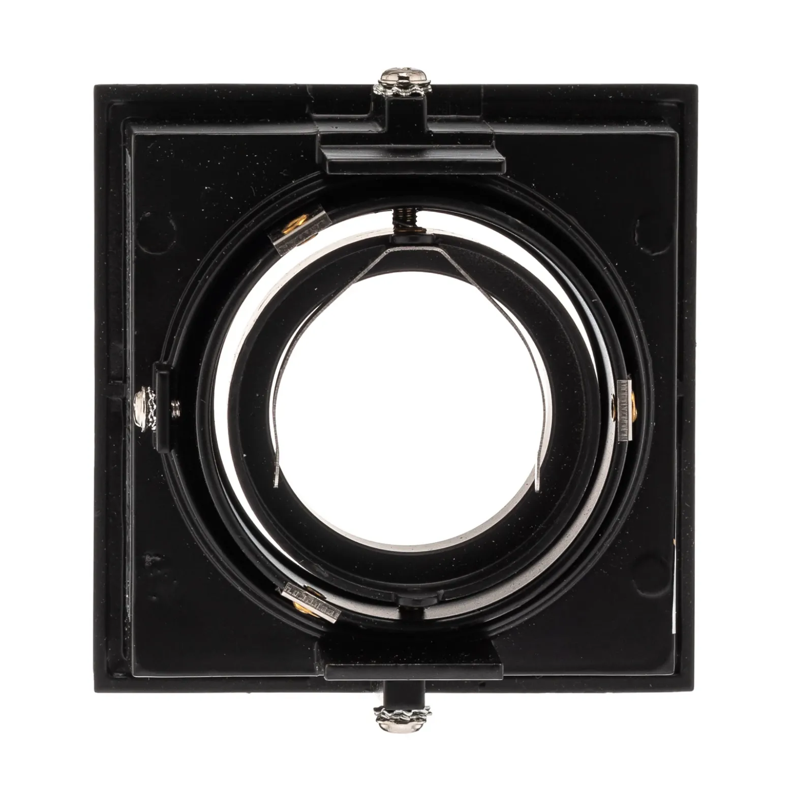 Foco empotrado Hyde 1 luz angular giratorio negro