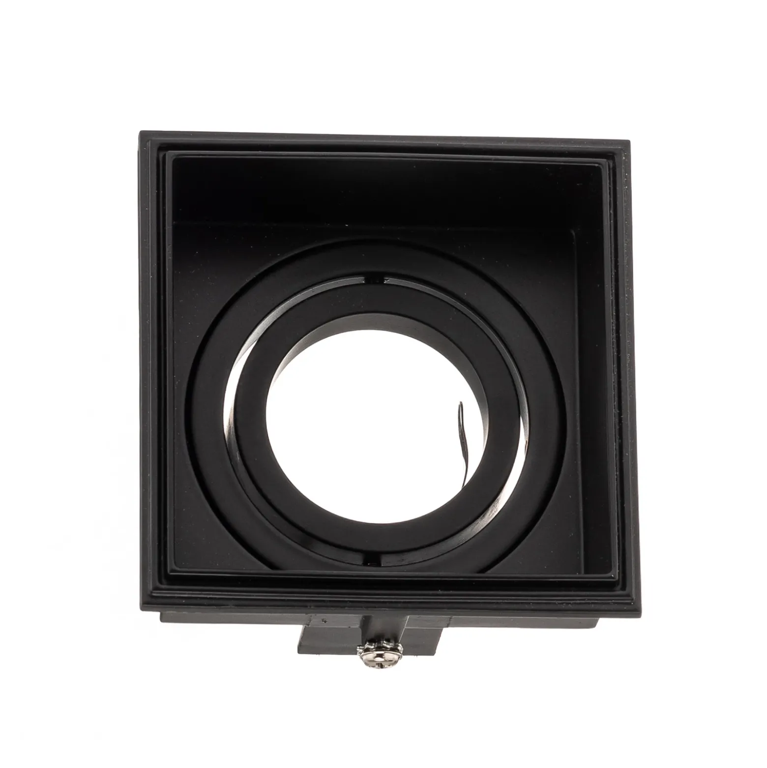 Foco empotrado Hyde 1 luz angular giratorio negro
