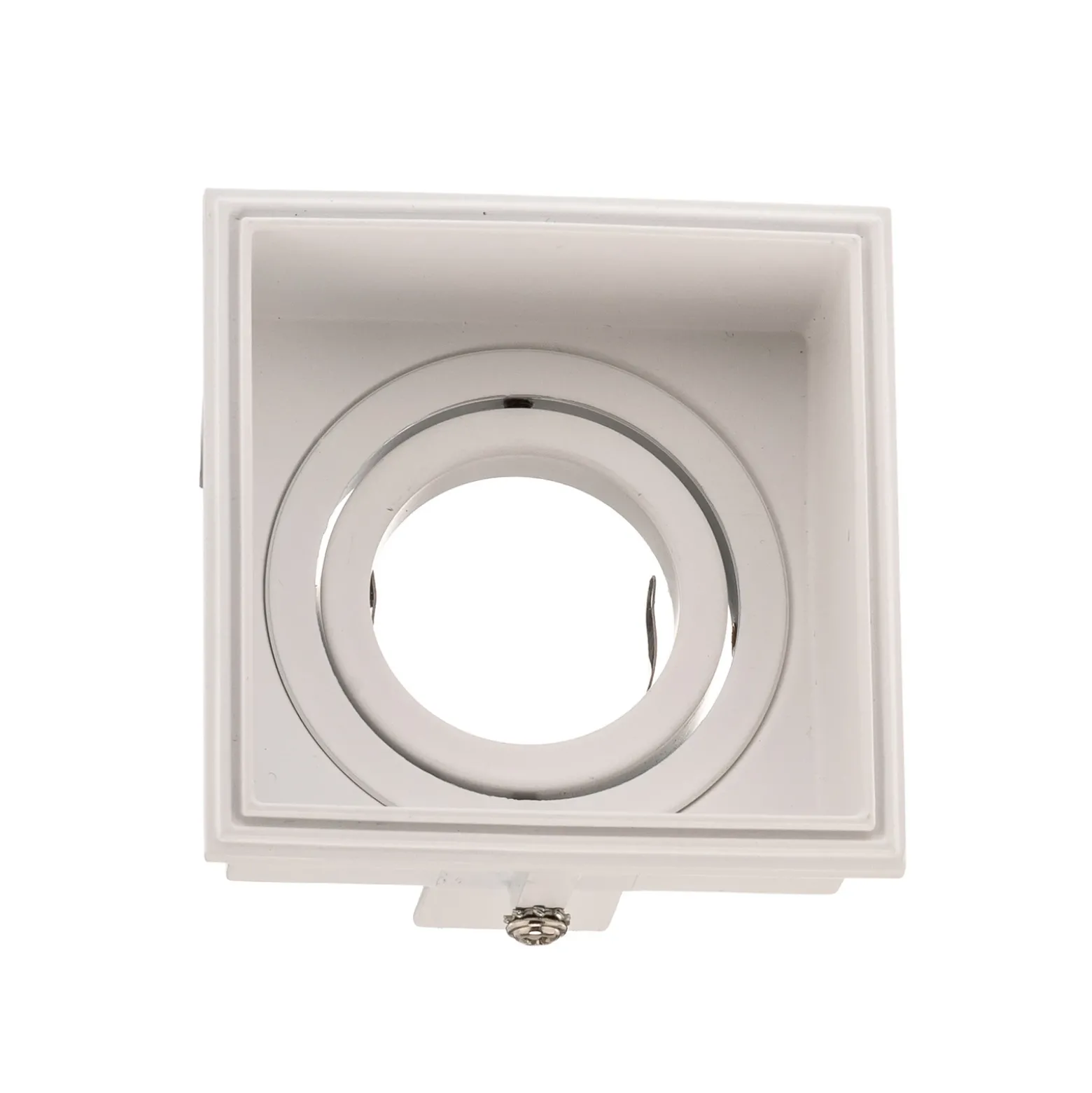 Foco empotrado Hyde 1 luz angular giratorio blanco