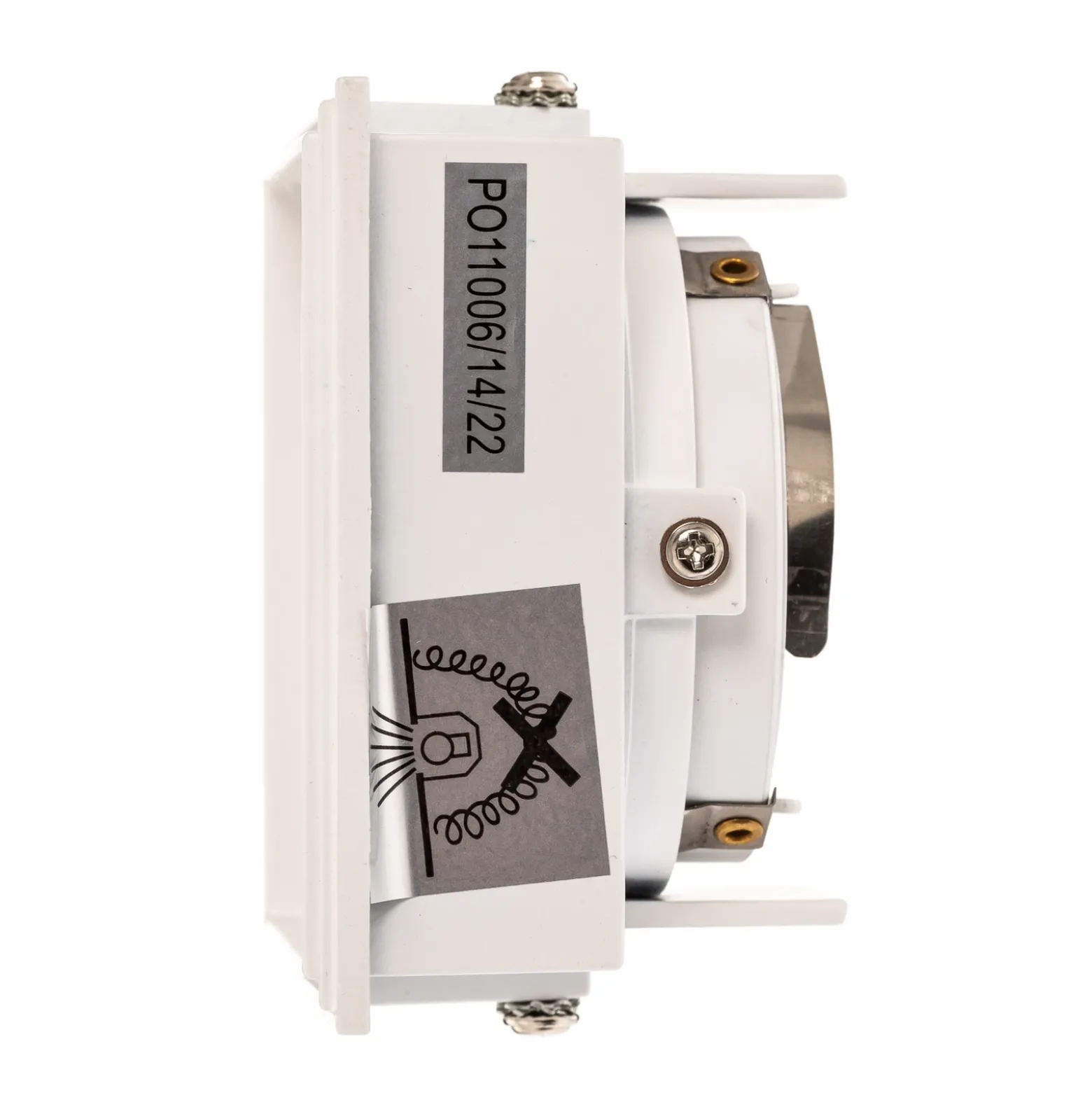 Foco empotrado Hyde 1 luz angular giratorio blanco