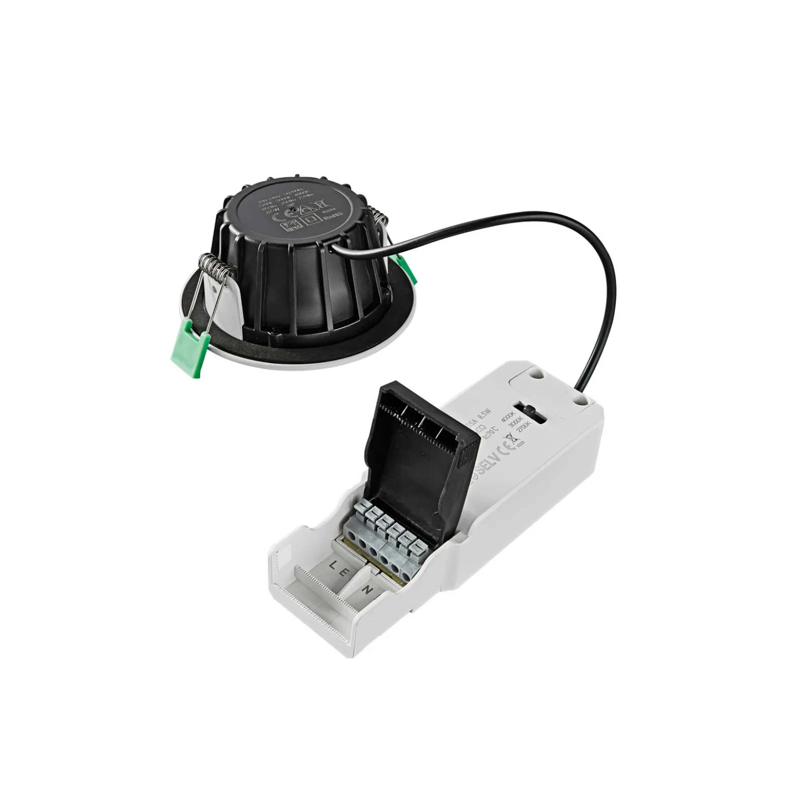 Foco empotrado LED DL8002, orientable, 38°