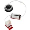 Foco empotrado LED DL6809, redondo, negro