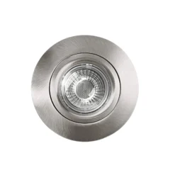 Foco empotrado LED DL6809, redondo, níquel