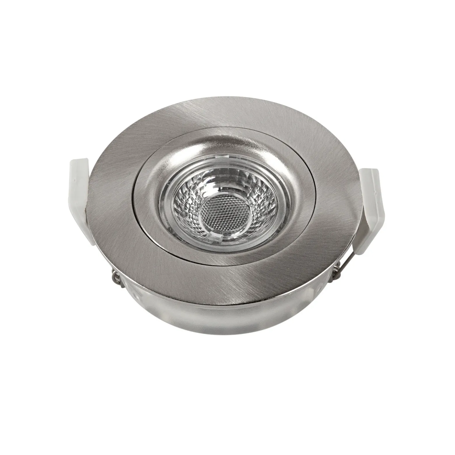 Foco empotrado LED DL6809, redondo, níquel