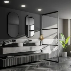 Foco empotrado LED Kulana Mini IP44 3 ud cromo