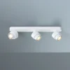 Foco LED BRUSH, blanco, 50 cm, 3 luces, metal, atenuable, 2700 K