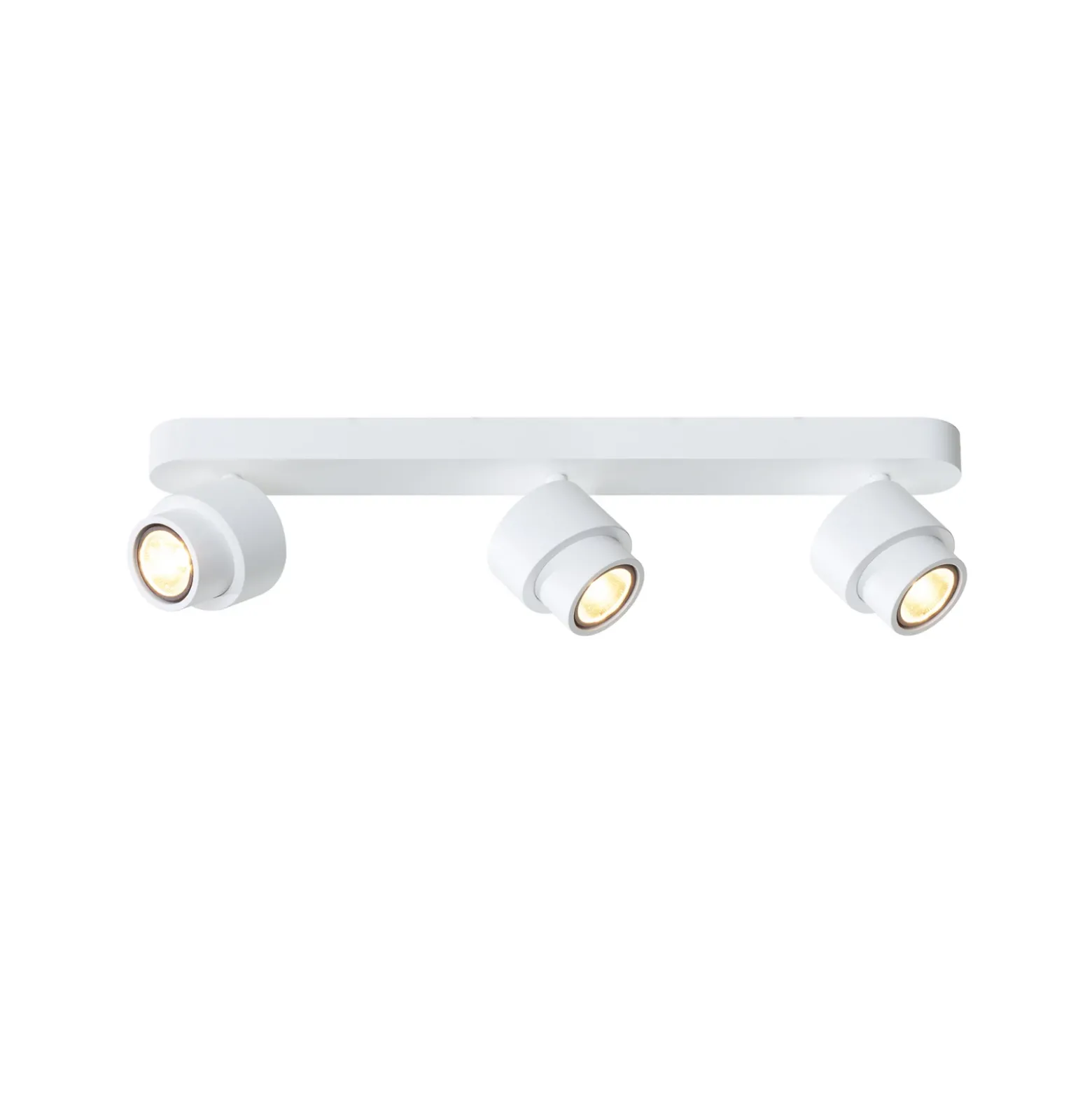Foco LED BRUSH, blanco, 50 cm, 3 luces, metal, atenuable, 2700 K