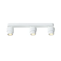 Foco LED BRUSH, blanco, 50 cm, 3 luces, metal, atenuable, 2700 K