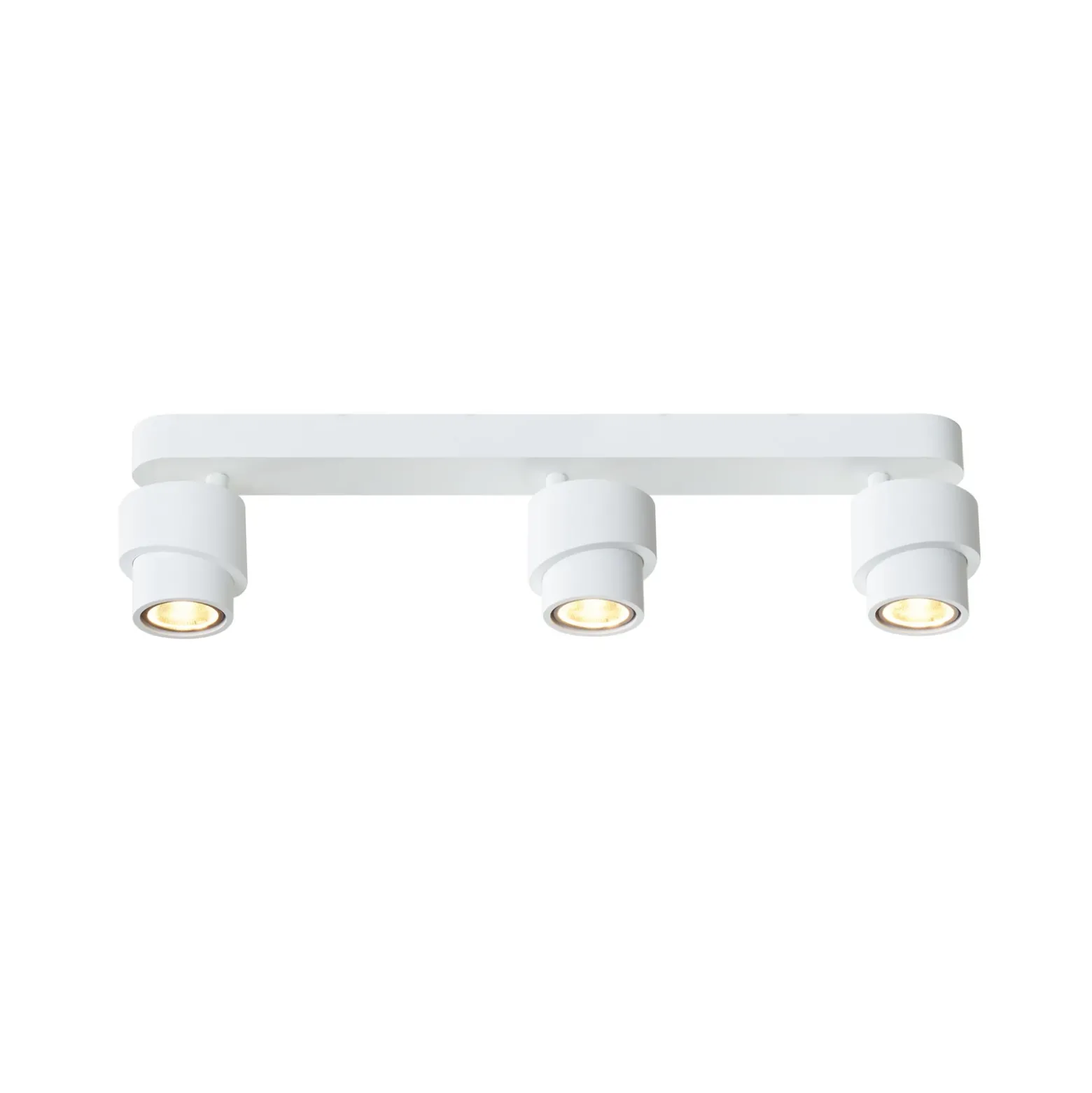 Foco LED BRUSH, blanco, 50 cm, 3 luces, metal, atenuable, 2700 K