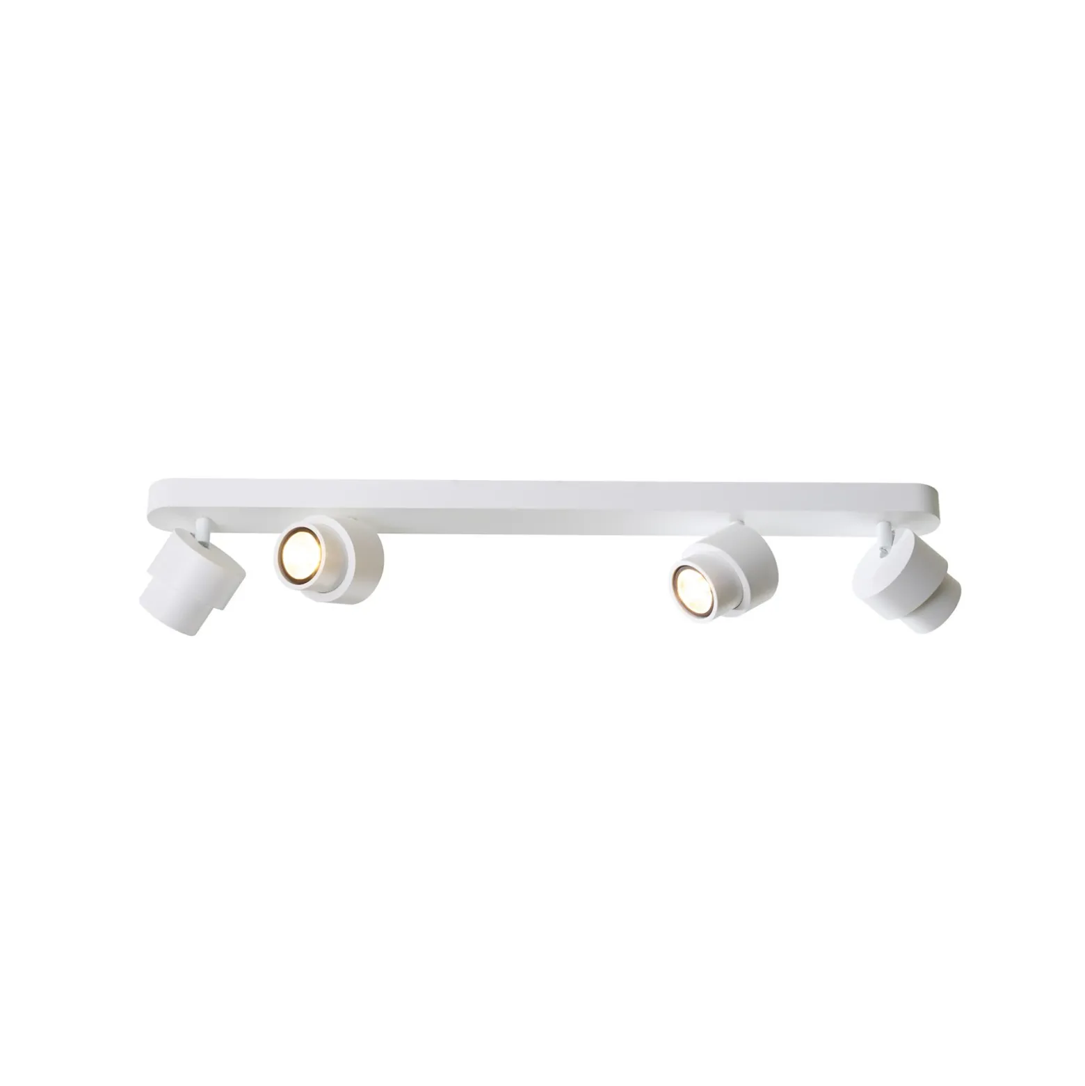 Foco LED BRUSH, blanco, 70 cm, 4 luces, metal, atenuable, 2700 K