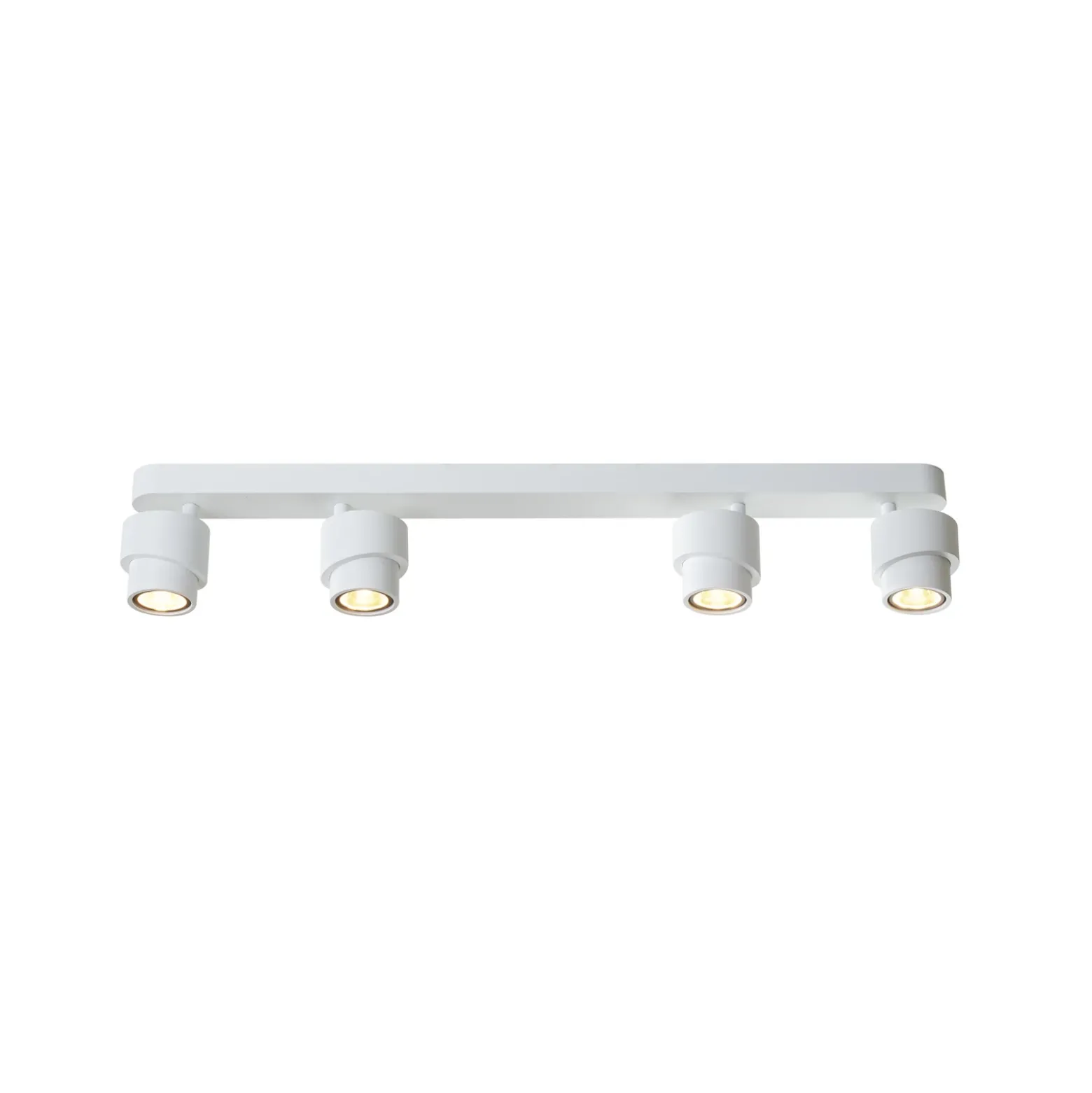 Foco LED BRUSH, blanco, 70 cm, 4 luces, metal, atenuable, 2700 K