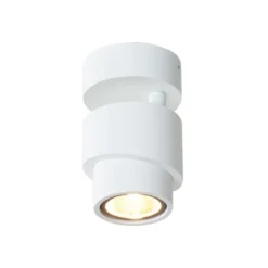 Foco LED BRUSH, blanco, Ø 7 cm, metal, atenuable, 2700 K