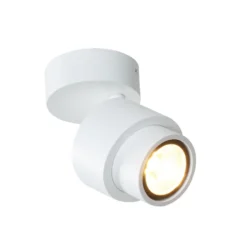 Foco LED BRUSH, blanco, Ø 7 cm, metal, atenuable, 2700 K