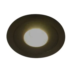 Foco LED de muebles empotrado AR 68 4W negro 2700K