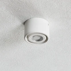 Foco LED de techo Anzio con cabezal orientable bla