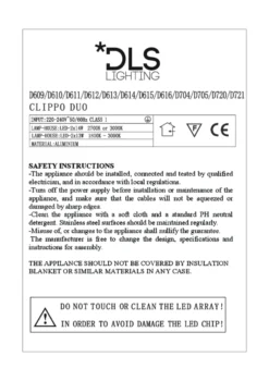 Foco LED Egger DLS Clippo Duo blanco/blanco DALI DTW de 2 luces