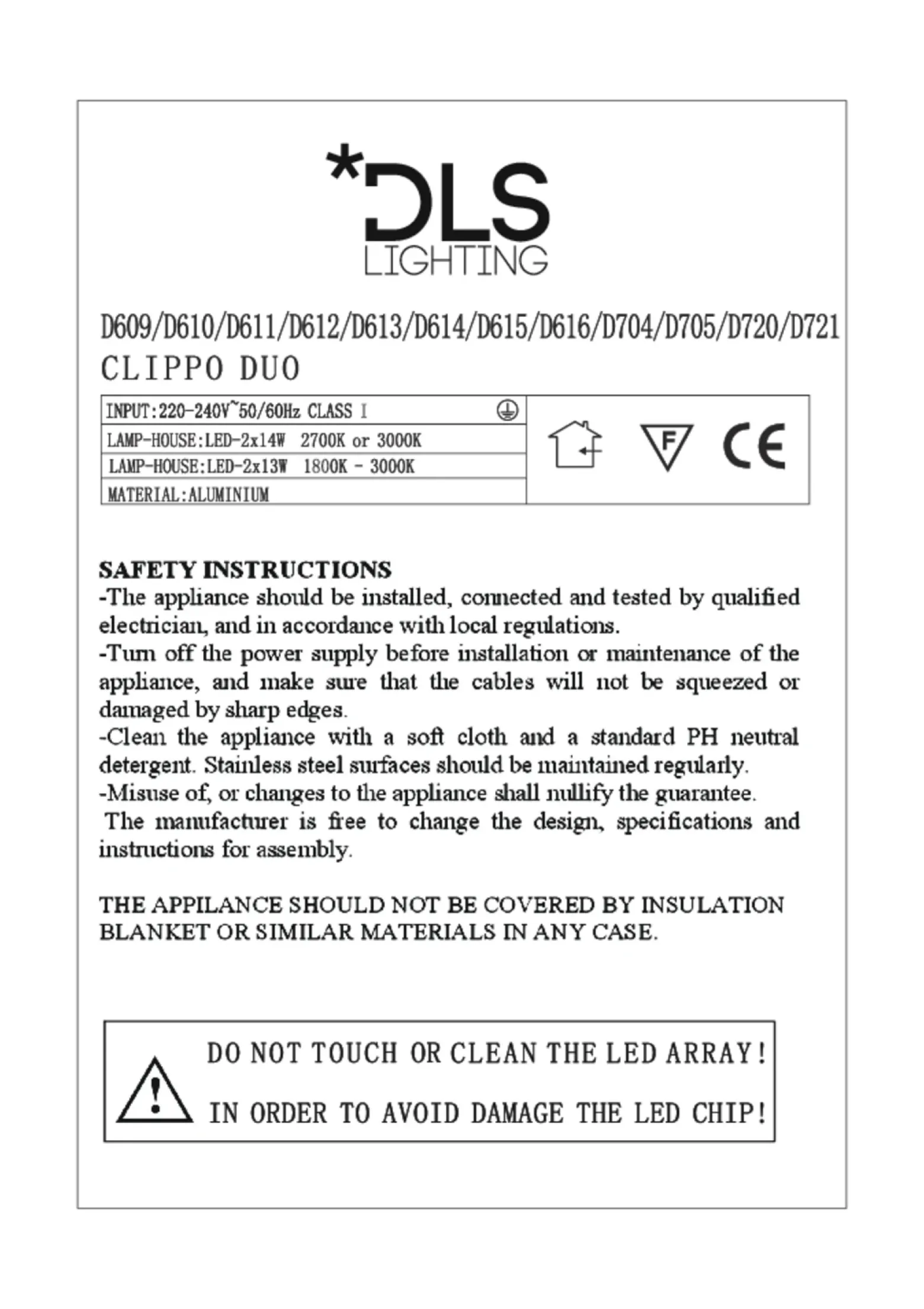 Foco LED Egger DLS Clippo Duo blanco/blanco DALI DTW de 2 luces