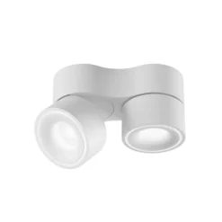 Foco LED Egger DLS Clippo Duo blanco/blanco DALI DTW de 2 luces