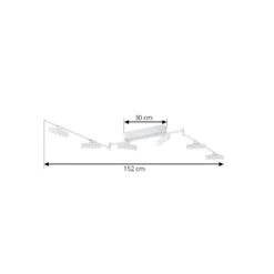 Foco LED Eldrin de Lindby, blanco, 6 luces, puntos de luz