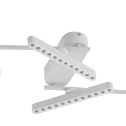 Foco LED Eldrin de Lindby, blanco, 4 luces, puntos de luz